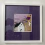 Papier 10x10 im Passepartout mit Rahmen 22x22