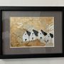 Papier 13x9 im Passepartout mit Rahmen 20x15